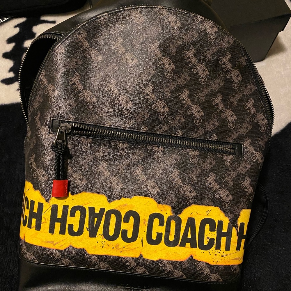 Coach Yellow Caution Bag NWT (or get the set) Hard to Find - Picture 7 of 10